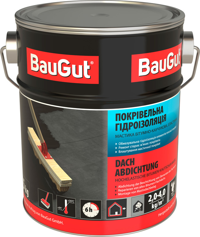 Мастика BAUGUT бітумно-каучукова (5907516980916)